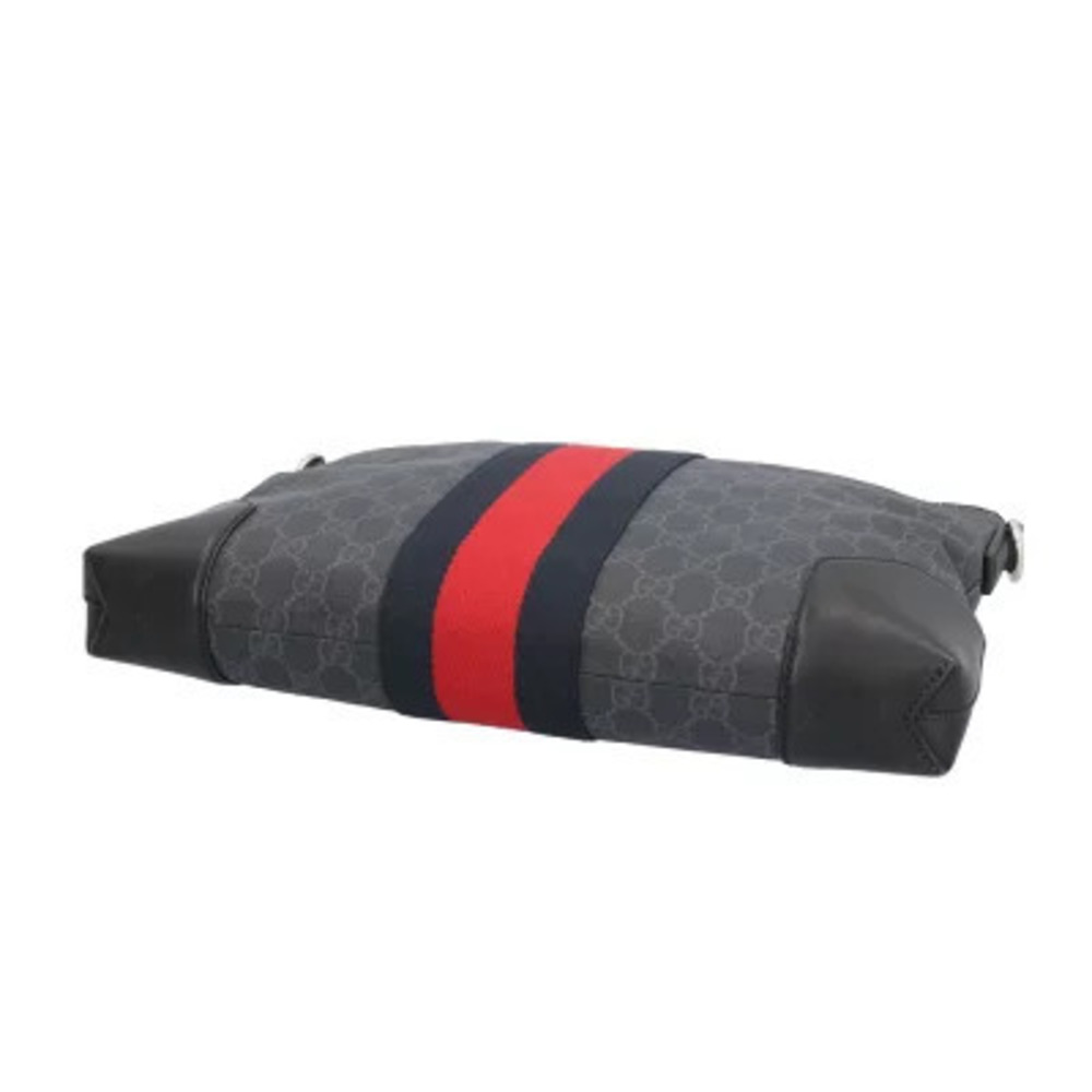 Gucci GG Supreme Sherry Shoulder Bag Canvas Black - Picture 5 of 11